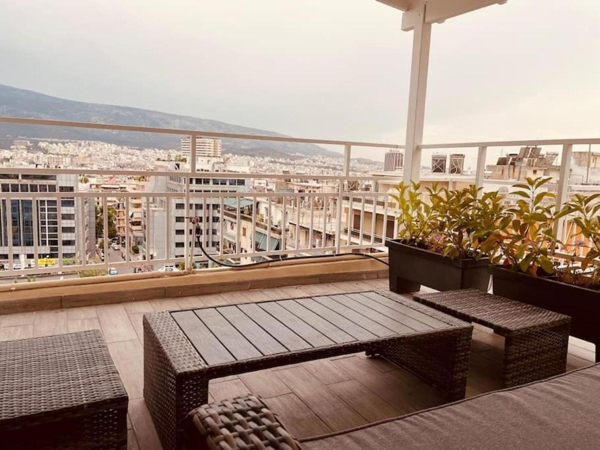 Tiny Rooftop Apartment Athén Kültér fotó